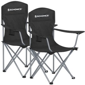 SONGMICS Set of 2 Folding Camping Chairs