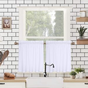 LinTimes White Curtain Tiers