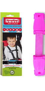 Pink Anti Escape Car Seat Strap