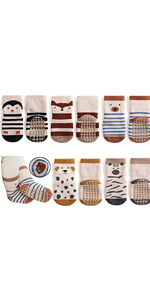 Exemaba Baby Socks with Grips Winter