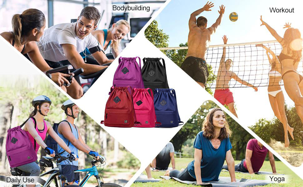 drawstring backpack waterproof