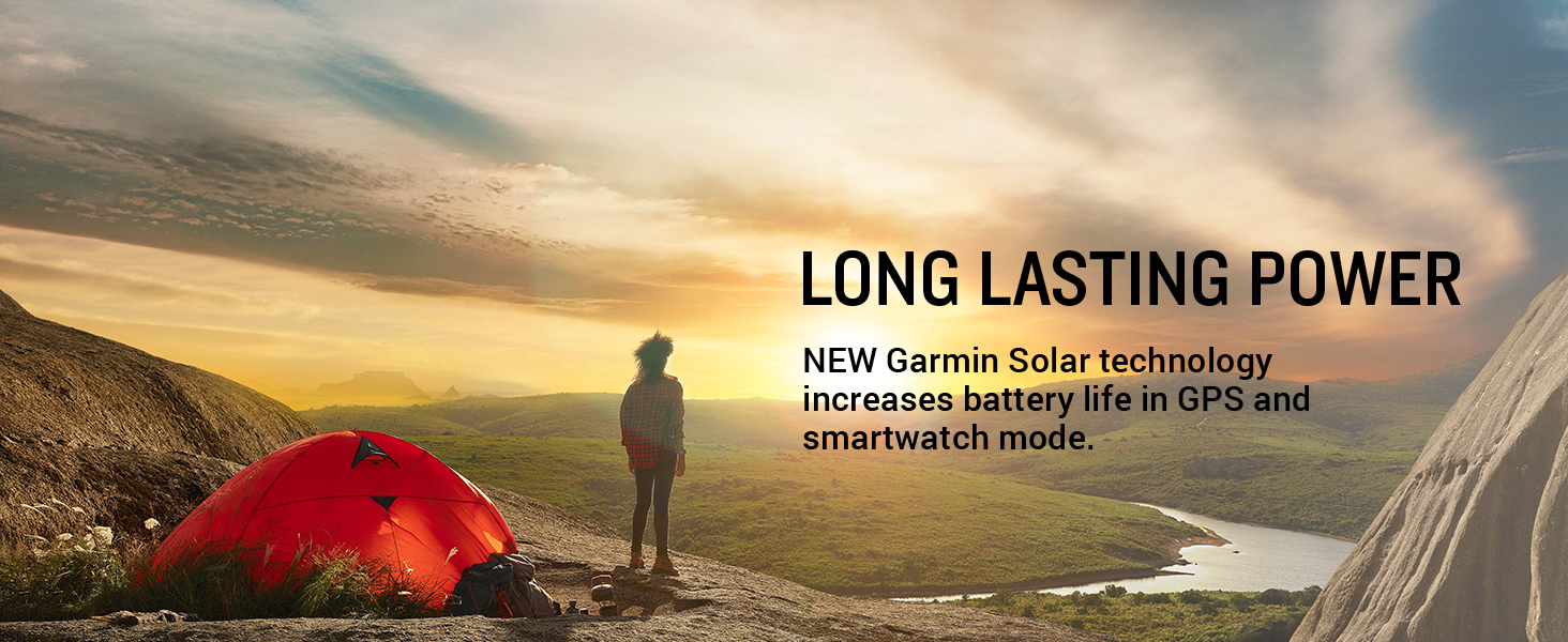 Long Battery Life with Solar Charging