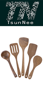 Wooden Kitchen Utensils Set