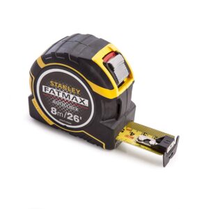 Stanley ZSTA-0-33-504 STA033504 FatMax Autolock Pocket Tape 8m/26ft (Width 32mm) Pro 8 m/26 ft