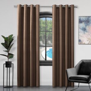 GC GAVENO CAVAILIA Faux Silk Eyelet Curtains For Living Room