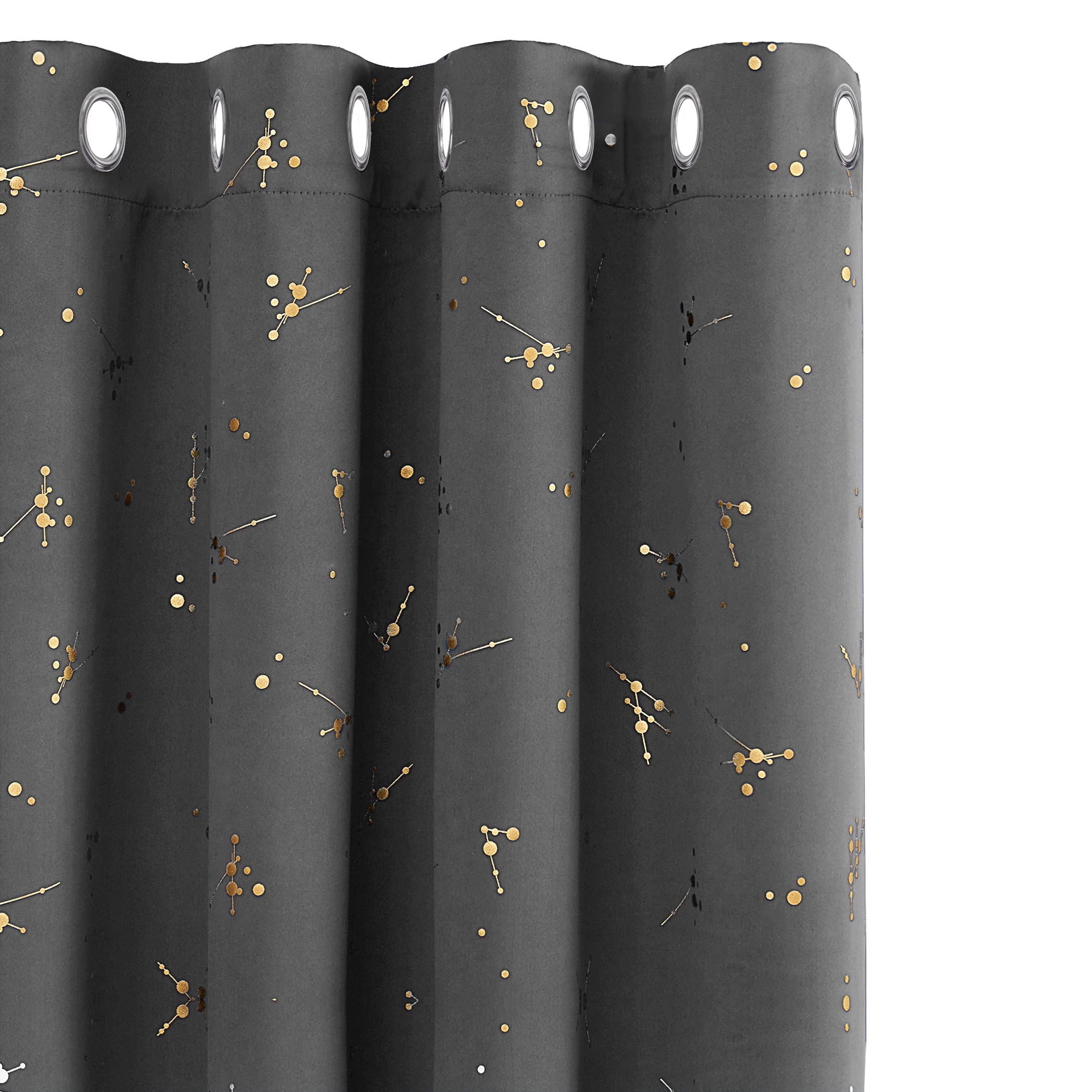 Deconovo Blackout Eyelet Curtains