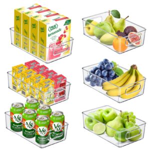 Yitriden 6 Packs Fridge Organisers Bins