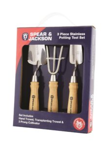 Spear & Jackson POTTING3PS Potting Tool Set - Silver (3-Piece)