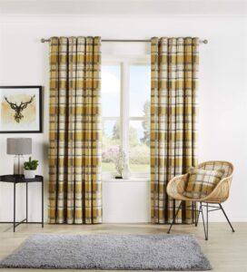 Olivia Rocco Eyelet Curtain Pairs Designer Fully Lined Ring Top Curtains Light Reducing Thermal Lining Window Treatment Living Room Bedroom