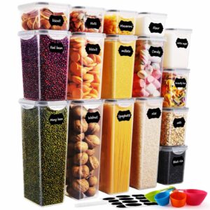 16 Pack Airtight Food Storage Containers Set-Kitchen and Pantry Organization