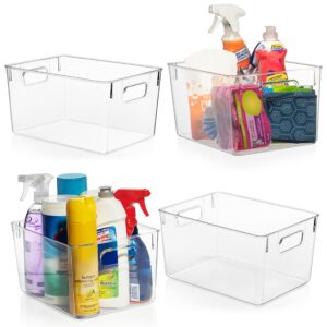 ClearSpace Plastic Storage Bins – Perfect Kitchen Organisation or Pantry Storage – Fridge Organiser