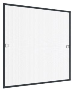 Windhager Protection Insect Tension Fly Screen Aluminium Frame for Windows Ultra Flat 100 x 120 cm Anthracite 03967