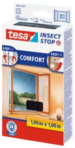 esa Insect Stop COMFORT for Windows - Window Screen with Self-Adhesive Hook & Loop - Insect Mesh - in Anthracite
