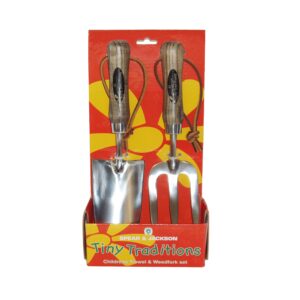 Spear and Jackson 4035SET Traditional Children's Trowel and Weed Fork Set