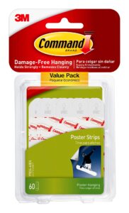 Command Poster Hanging Strips Value Pack