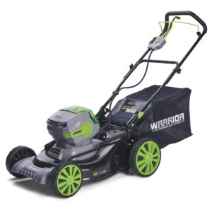 Warrior Eco Power Equipment 60v Performance Plus Cordless 48cm Lawnmower - 3-in-1 Grass Collection