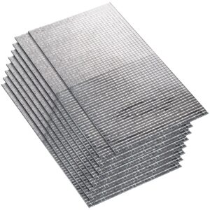 Pllieay 18000PCS Silver Self Adhesive Mirrors Mosaic Tiles