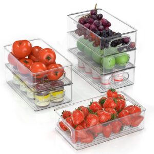 Finew Stackable Fridge Storage Organiser Set of 6