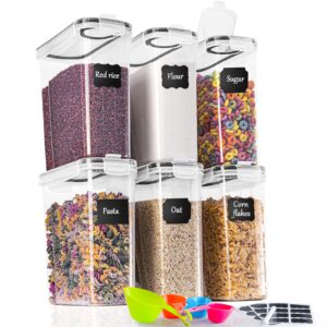 GoMaihe 2.5L Cereal Storage Containers Set of 6