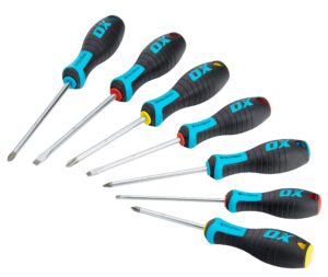 OX Pro 7 Piece Screwdriver Set - Card Display Box