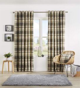 Olivia Rocco Eyelet Curtain Pairs Designer Fully Lined Ring Top Curtains Light Reducing Thermal Lining Window Treatment Living Room Bedroom