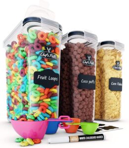 Chef's Path Cereal Storage Containers (4L