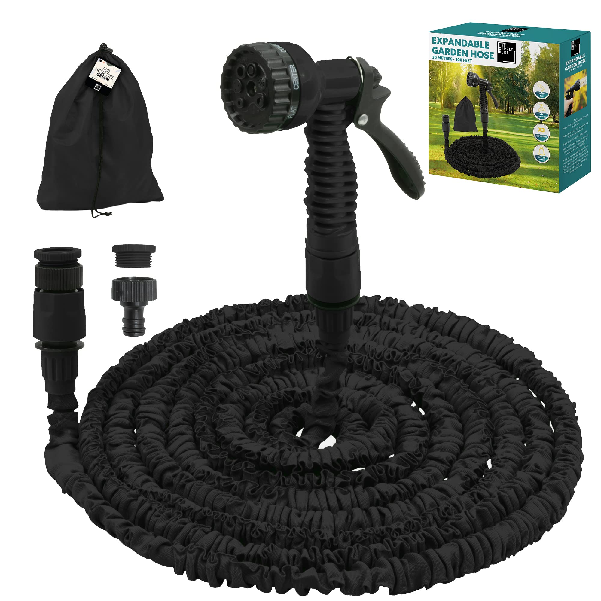 Supply Cube 100ft Hosepipes for Garden
