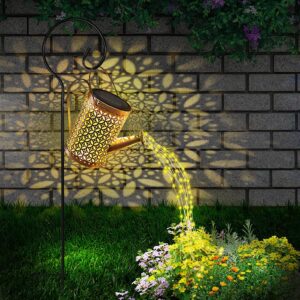 Upgrade Watering Can Solar Lights Outdoor Garden