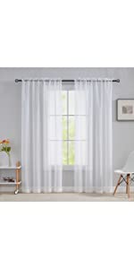 sheer curtains