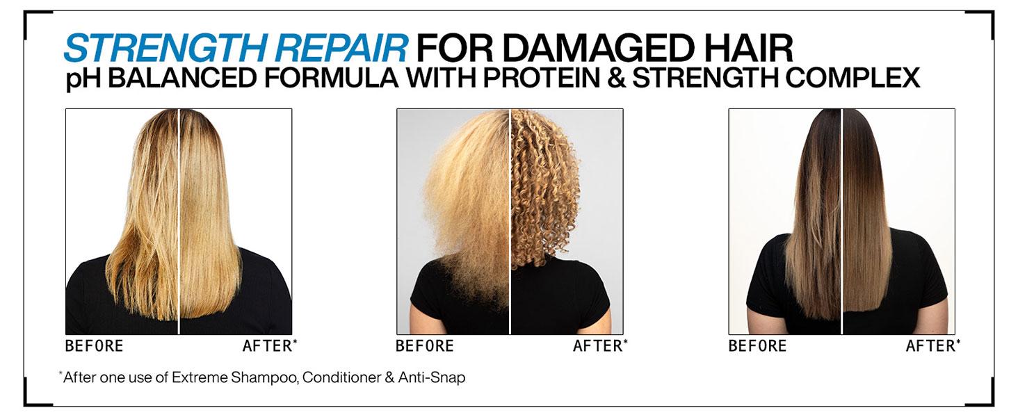 Hair Strengthening, visible results