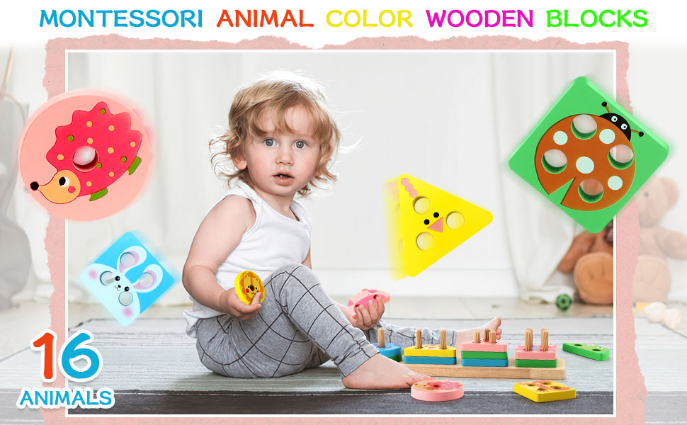 Montessori Toys for 1 2 3 Year Old Boys Girls