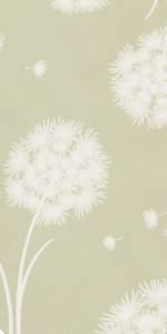 KP Home green sage dandelions table cloth wiepable garden oilcloth tablecloth with blooming flowers