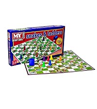 Snakes and Ladders Board Game, Traditional Game for Kids & Adults,
