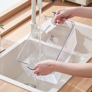 Plastic Storage Bins – Perfect Kitchen Organisation or Pantry Storage – Fridge Organiser