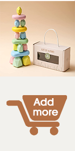 Wooden Stacking Toys Stones