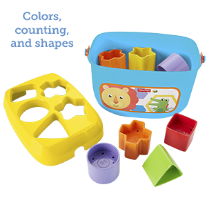 Classic stacking and sorting fun that introduces baby to shapes, colors and more!