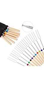 Marshmallow Toasting Forks