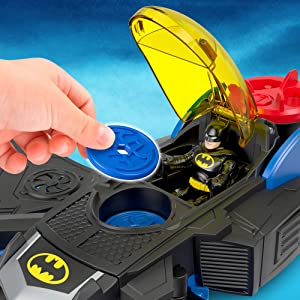 ​Fisher-Price Imaginext DC Super Friends Batwing, toy plane and Batman figure for preschool kids