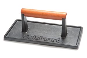Cuisinart CGPR-221 Cast Iron Grill Press (Wood Handle)