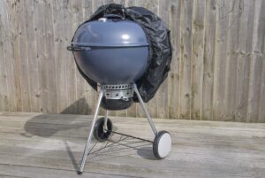 Speedwellstar Round Waterproof BBQ Cover Kettle Elasticated Hem Barbecue Heavy Duty Grill