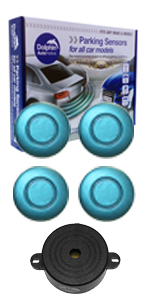 DPS400 Audio Parking Sensors Dolphin Automotive Light Blue