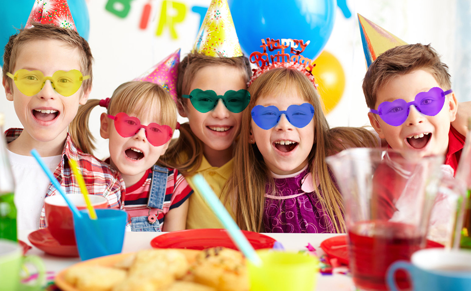 disco glasses kids hippie accessories heart glasses funky party glasses sunglasses