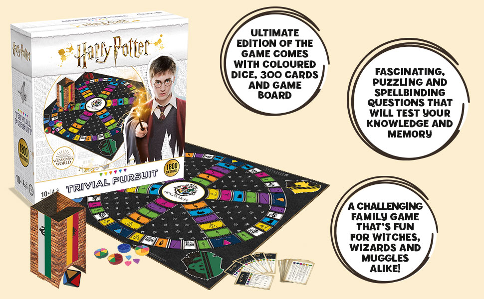 harry potter trivial pursuit ultimate edition board game card general knowledge party fun quiz kids