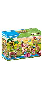 packshot of playmobil 70997 Pony Farm Birthday Party  toy