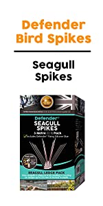 Defender Bird Spikes Seagull Spikes