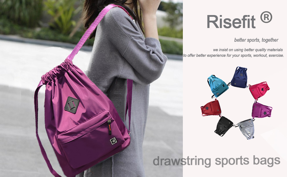 risefit string pe swimming bags