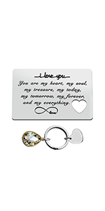 Anniversary Card Gifts for Him I Love You, You are My Heart, My Soul, 