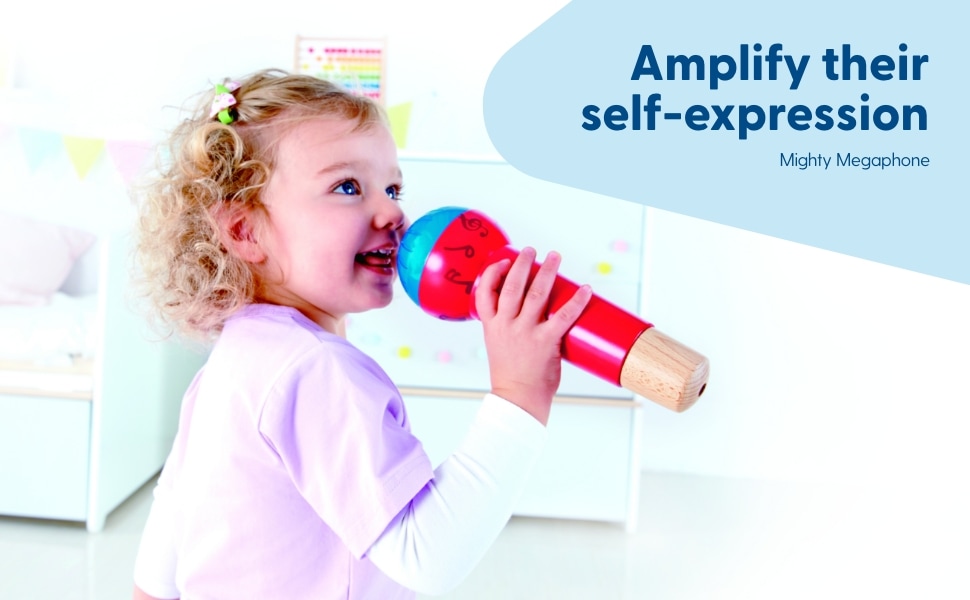 Girl singing into Mighty Microphone