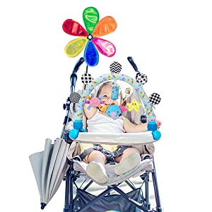 Easily attaches to prams