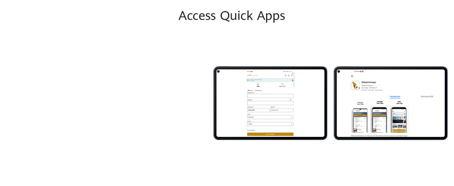 Access Quick Apps